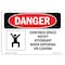 Signmission OSHA Sign, Confined Space Notify Attendant, 14in X 10in Rigid Plastic, 14" W, 10" H, Landscape OS-DS-P-1014-L-1091 - alternate 1